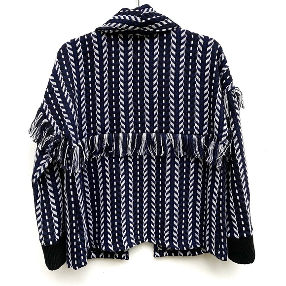 Cupcakes And Cashmere Kirsty Woven Fringe Jacket - Picture 3 of 8